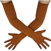 Sheface Stretchy Spandex Long Gloves - Men's & Women's Costume Gloves for Banquet, Party & Wedding