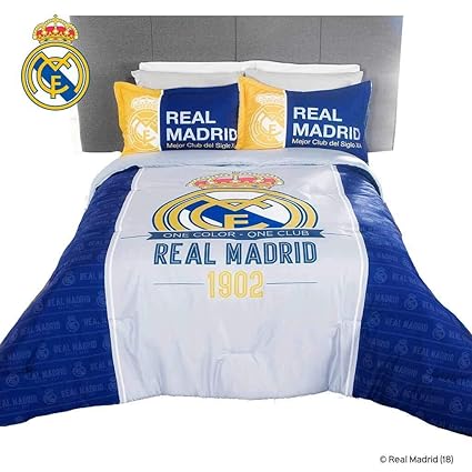 Amazon Com Real Madrid Spain Soccer Team Comforter Bedding Set