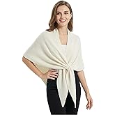 Fuxiqar Shawl Wraps for Women Cardigans Poncho Knitted Shawls and Wrap with Loop Warm Shawl Scarf Shoulder Top Sweater