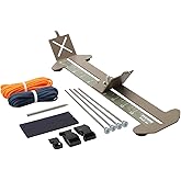 Catcan 2 in 1 Paracord Bracelet Jig, Paracord Jigs and Tools, Adjustable Length DIY Craft Bracelet Making Kit 4" to 13" with Free Cord and Buckles