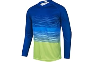 PSPORT Dirt Bike Jersey for Youth, Kids Mountain Bicycle Shirt Long Sleeve Children Downhill Jerseys for Motorcycle Motocross