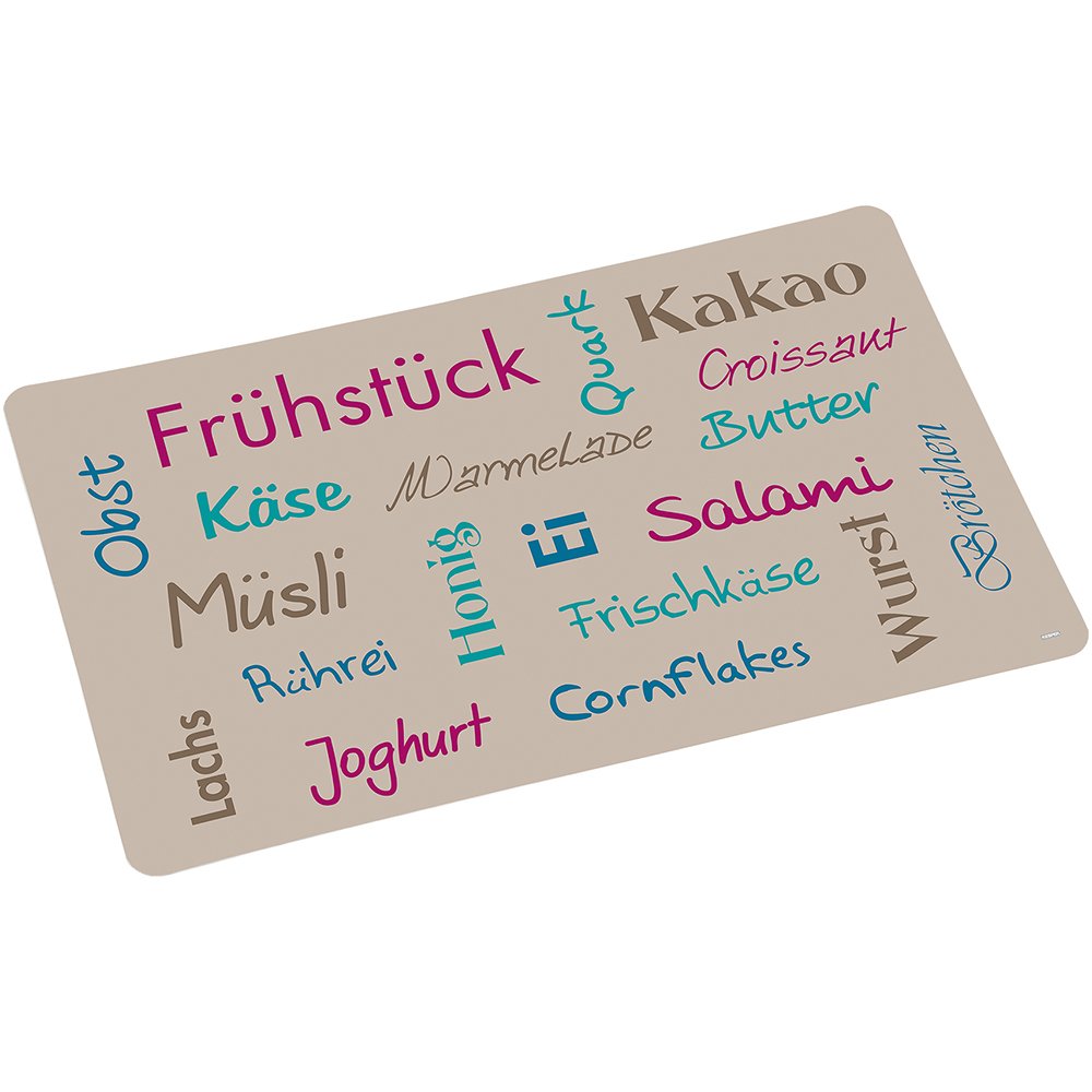 Kesper "Breakfast Placemat, Plastic, Multi-Colour