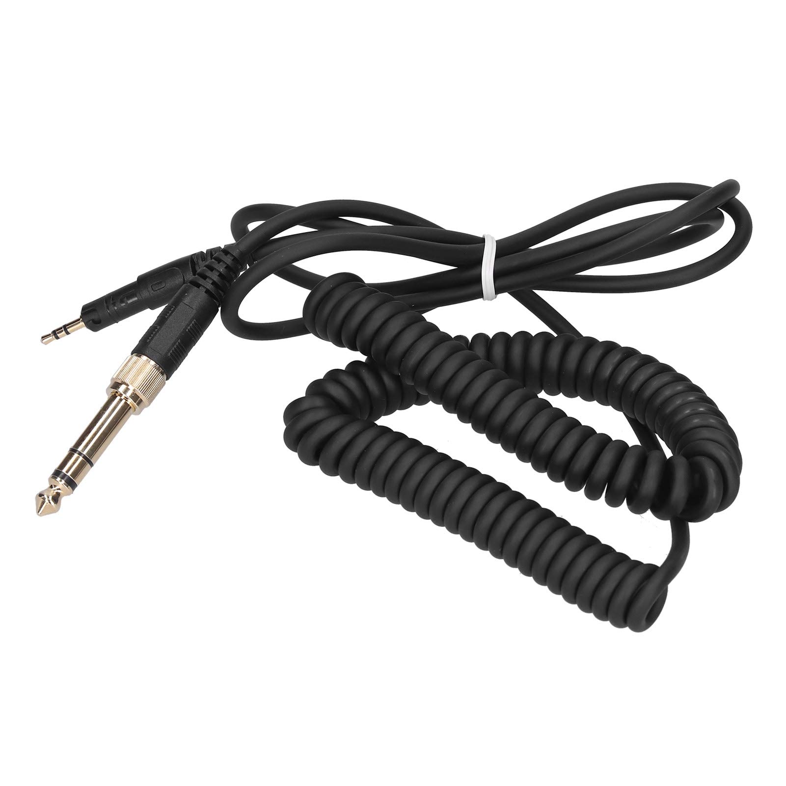 Stretchable Audio Cable Spring Headphone Cord Replacement Coiled Headset Cable for ATH-M50X M40X headphone