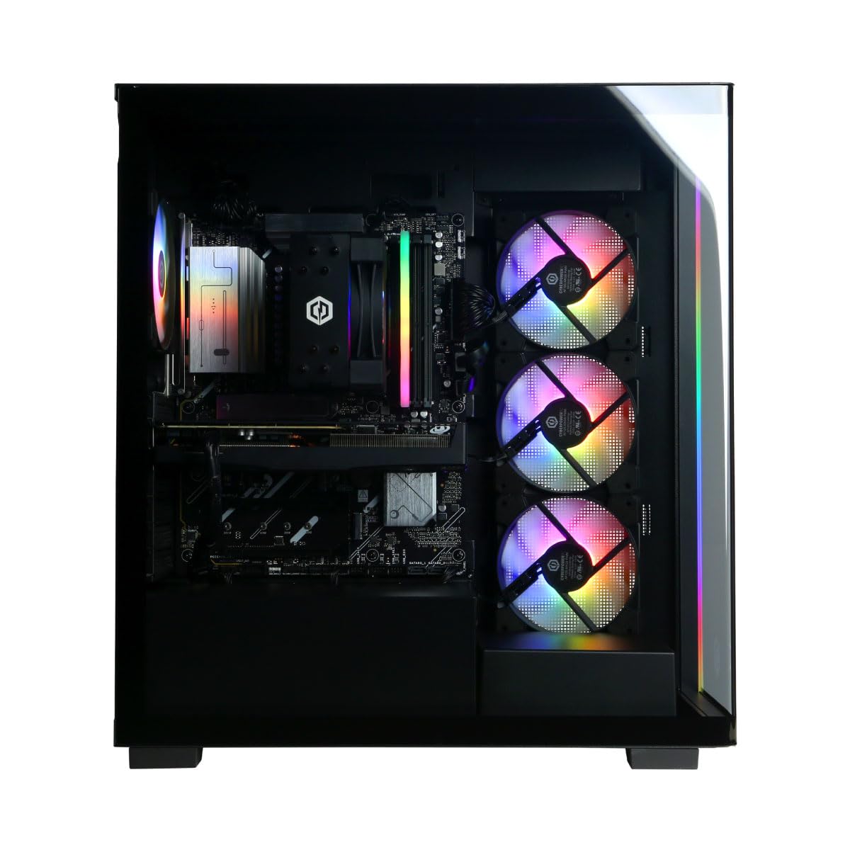 CyberpowerPC Gamer Master Gaming PC, AMD Ryzen 7 8700F 4.1GHz, GeForce RTX 5060 Ti 8GB, 16GB DDR5, 1TB PCIe 4.0 SSD, WiFi Ready & Windows 11 Home (GMA2900A2)