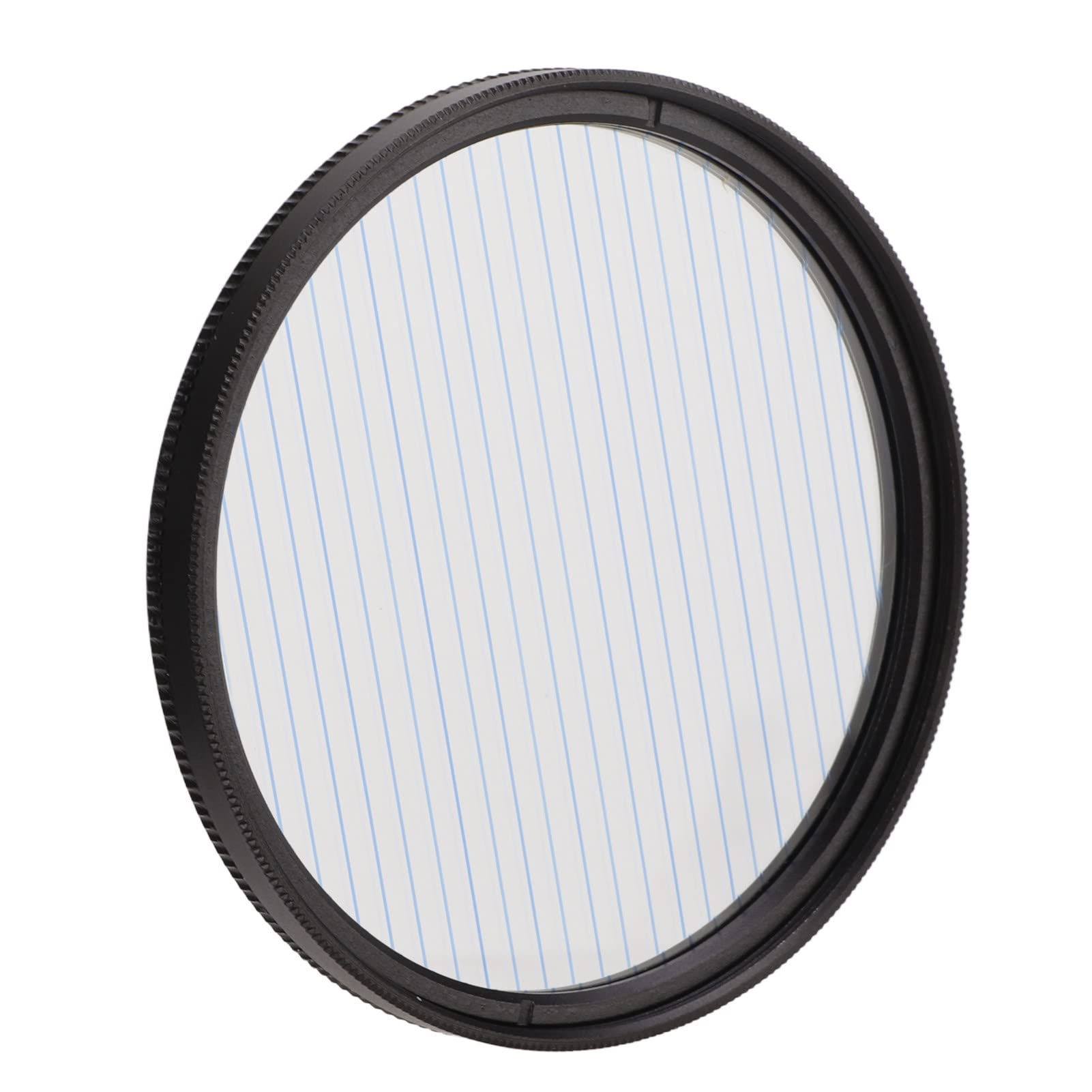 Blue Streak Filter, 62mm/67mm/72mm/77mm Anamorphic Light Flare Effect Filter for Camera Lens, Anamorphic Optical Glass with Rotating Frame, for Camera DSLR Cinematice Video(67mm)