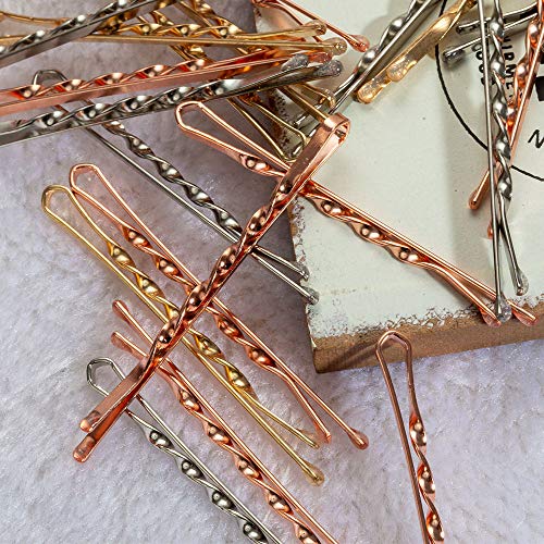 Premium Bobby Pins for Thick Hair, Blonde Pin for Women Hair Accessories (60PCS 2.2 Inches