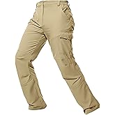 XEHEHAXA Men's Hiking Cargo Pants Waterproof Lightweight Quick Dry Outdoor Work Fishing Mountain Travel Stretch Pants