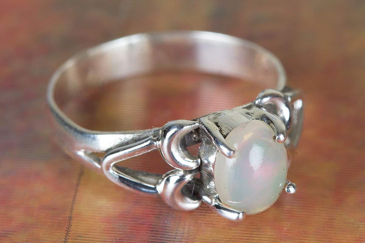 Ethiopian Opal Ring Promise Ring Fine Jewellery