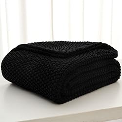 Longhui bedding Chunky Cable Knit Throw Blanket