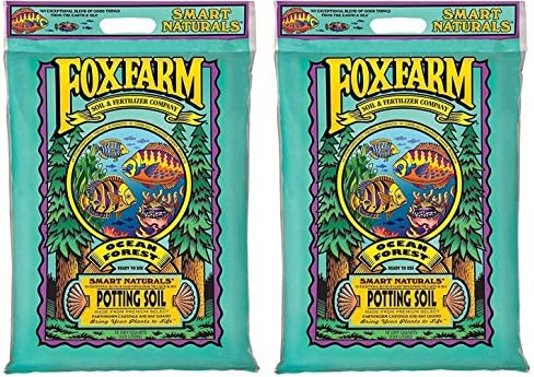 FoxFarm FX14053 12-Quart Ocean Forest Organic Potting Soil JkSzlZ, 2Pack