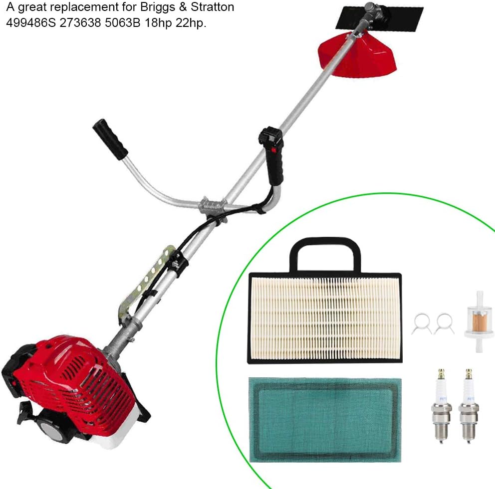 Lawn Tractor Air Filter Kit Pre Filter for 499486S 273638 5063B Fuel Filter Tune up Kit for D140 Z425 - Image 3