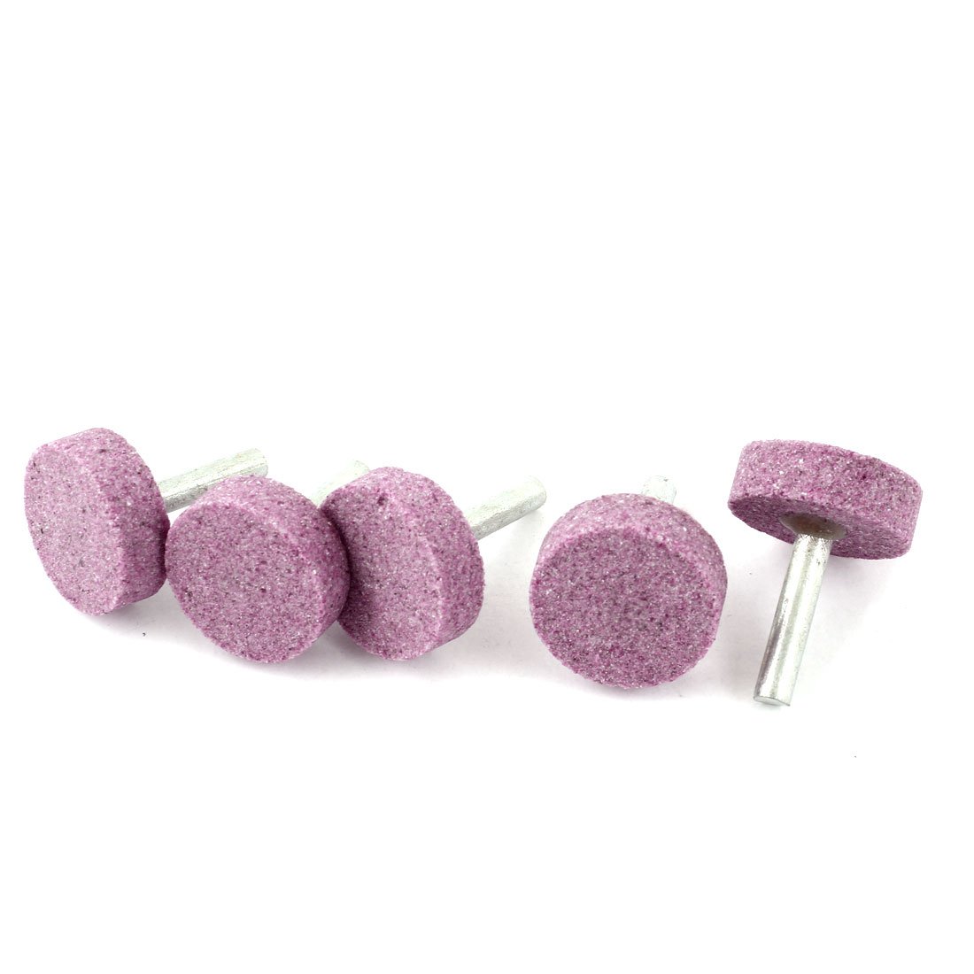 Sourcingmap Grinding Polishing Round 30mm Dia Head Mounted Pointed Stone 5Pcs