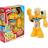 Transformers Playskool Heroes Rescue Bots Academy Mega Mighties Bumblebee Collectible 10" Robot Action Figure, Toys for Kids Ages 3 & Up (Amazon Exclusive)