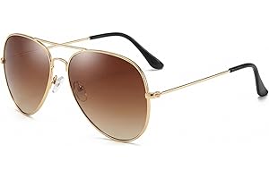 Aviator Sunglasses for Men & Women, Driving & Outdoor Sports Shades, Protective Eyewear for Fishing and Golf