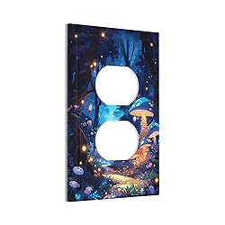 Tewujay Decorative Outlet Cover 1 Gang Mushroom