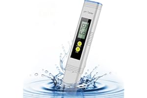 SIUYEGANG PH Meter, Digital PH Meter, PH Meter for Water, PH Tester 0.01 PH High Accuracy Water Quality Tester with 0-14 PH Measurement Range, PH Meter for Household Drinking Water, Aquarium, Swimming Pool, Spa