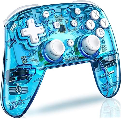 最新版 Switch コントローラー 全透明ps4型 Nintendo Switch対応 Turbo機能 全機能搭載 スイッチ Beboncool 無線 直接接続ボタン配備 ジャイロセンサー Switch プロコン 振動 Pro