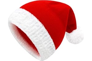 Olreco Baby Santa Hat Baby Christmas Hat Knit Infant Santa Hats Toddler Beanie Newborn Xmas Hats Infant Unisex