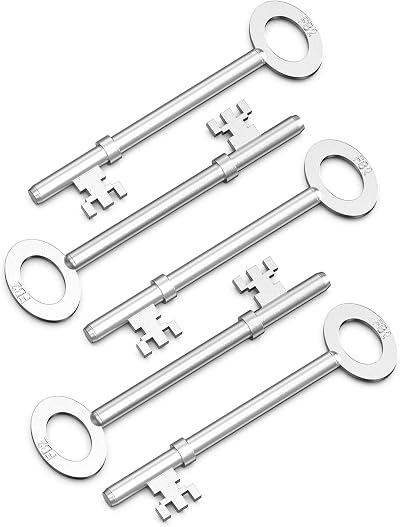 Mellbree Fire Brigade Keys FB2 5pcs Fireman Key Set