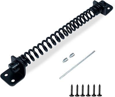 Zavia Gate Spring Closure 8in Adjustable Metal Door Closer for Wood