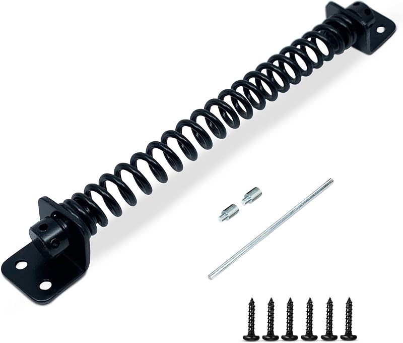 Zavia Gate Spring Closure 8in Adjustable Metal Door Closer for Wood