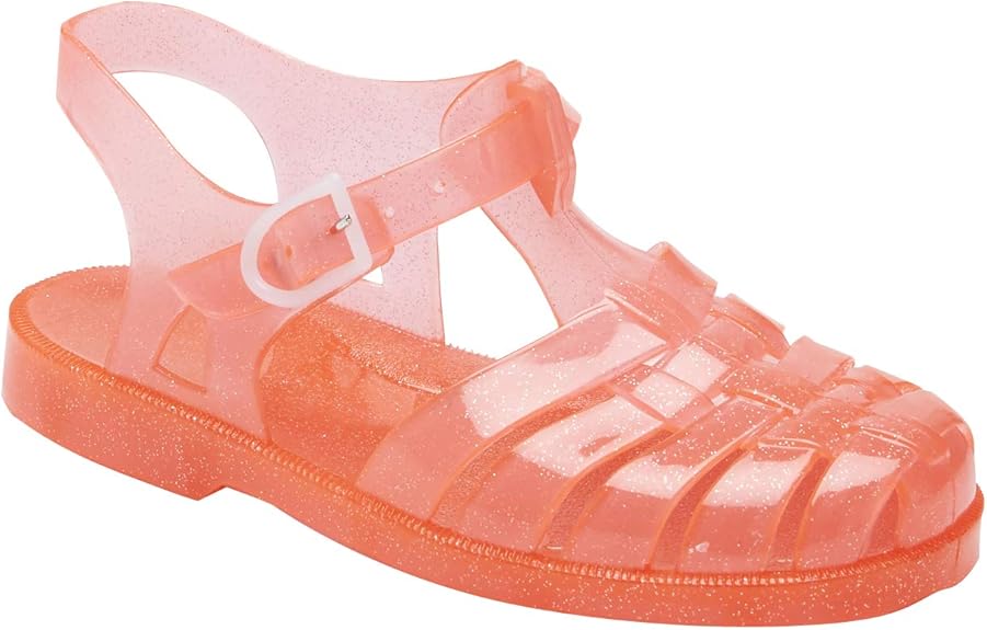 Vertbaudet Sandales De Plage A Paillettes Bebe Fille Corail 28 Amazon Fr Chaussures Et Sacs