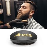 Abeis Wave Brush Medium Soft Boar Bristle Beech Wood Handle 360 Beard Hair view 5