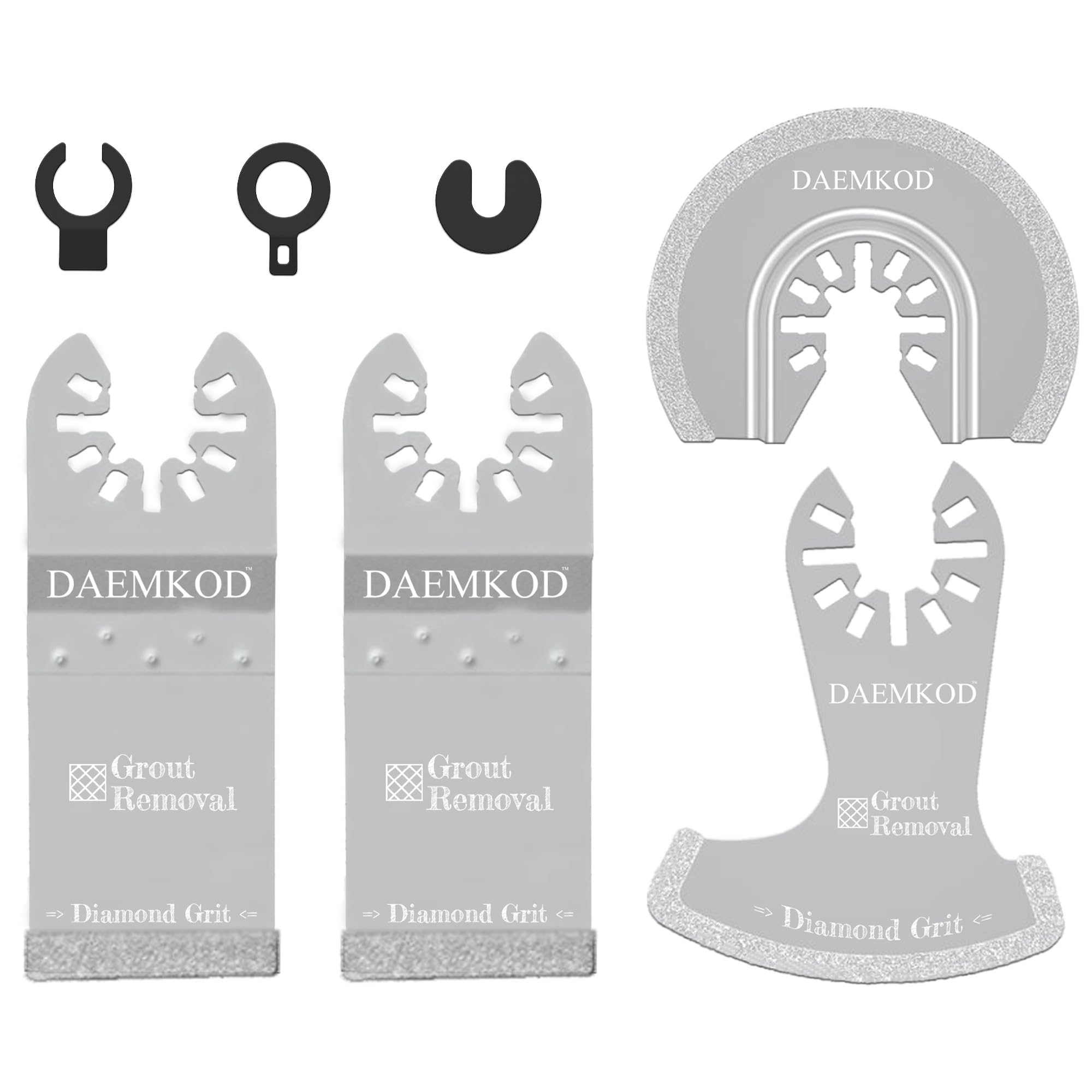 DAEMKOD 4 Pack Diamond Oscillating Tool