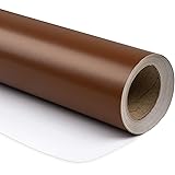 RUSPEPA Chocolate Brown Wrapping Paper Solid Color