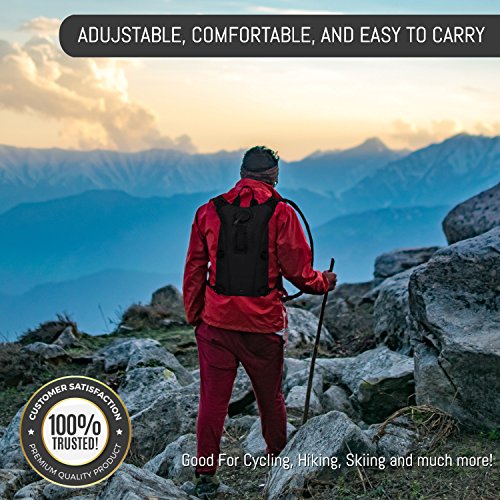 ETCBUYS Hydration Backpack - 2.5L (Liter) Water Pack and Waterproof Tactical Hydration Pack for Running, Hiking, Cycling, Camping, Hunting, Biking, Festivals, Themed Parks and Prevents Dehydration - Thumbnail 5
