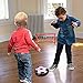 Kids Toys - Air Power Soccer Set with 2 Goals,Warmstore Boys Girls Sport Toys Training Football Indoor Outdoor Disk Hover Ball Game with LED Light Up Toys Children Sports Games Gift