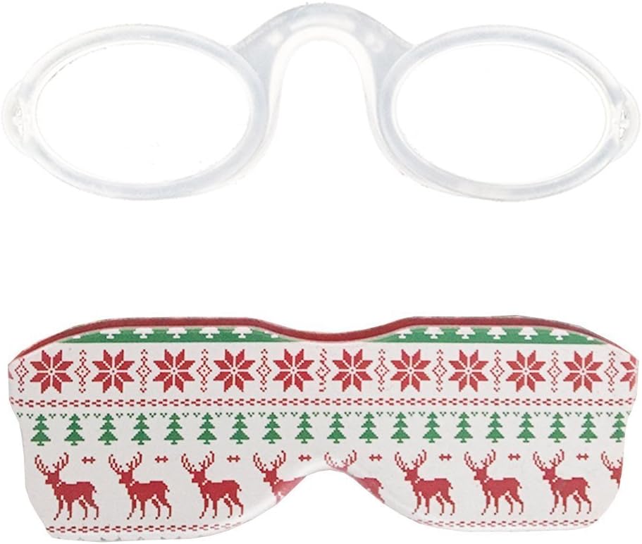 Flexsee Retro Lightweight Flexible Reading Glasses for Your I-Phone, Easy to Carry, Unbreakable, Deer +2