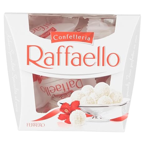 Amazon.com : Rocher Raffaello - Almond Coconut Treat, 150g : Candy ...