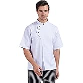 Nanxson Unisex Chef Coat Men's Long Sleeve Chef Jacket Restaurant Kitchen Cooking Chef Uniform CFM0057