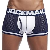 JOCKMAIL Men's Underwear Boxers Mesh Panties - Male Underpants with Boxer Short