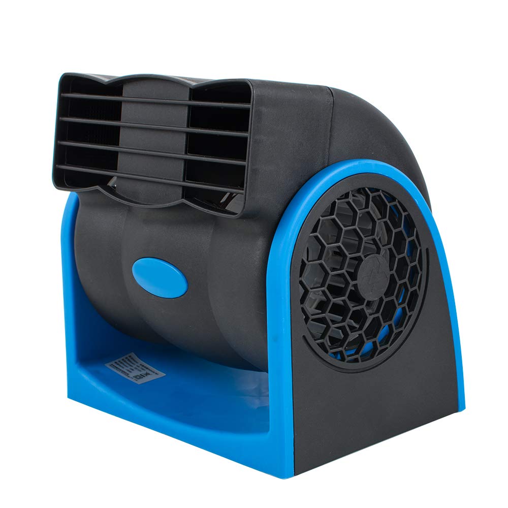 Pevor Car DC12V Air Cooling Fan Auto Truck Vehicle SUV Adjustable Speed Silent Cooler Vent (Blue, 12v)
