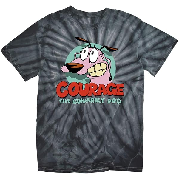 Courage The Cowardly Dog Faces Grid T-Shirt