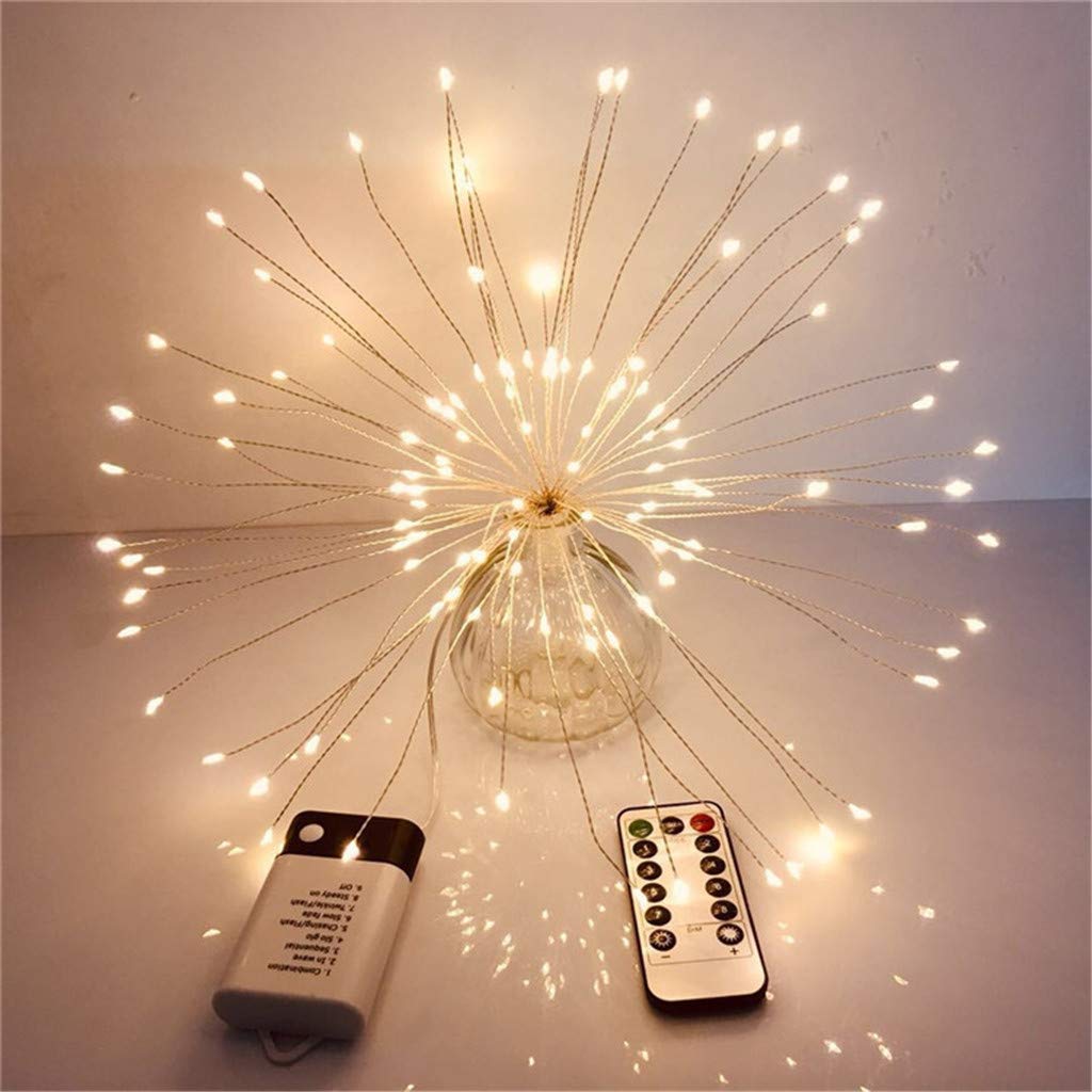 Janly Star light 🍑 120 LED Solar Outdoor Light String Christmas Crystal Ball Waterproof Copper Wire