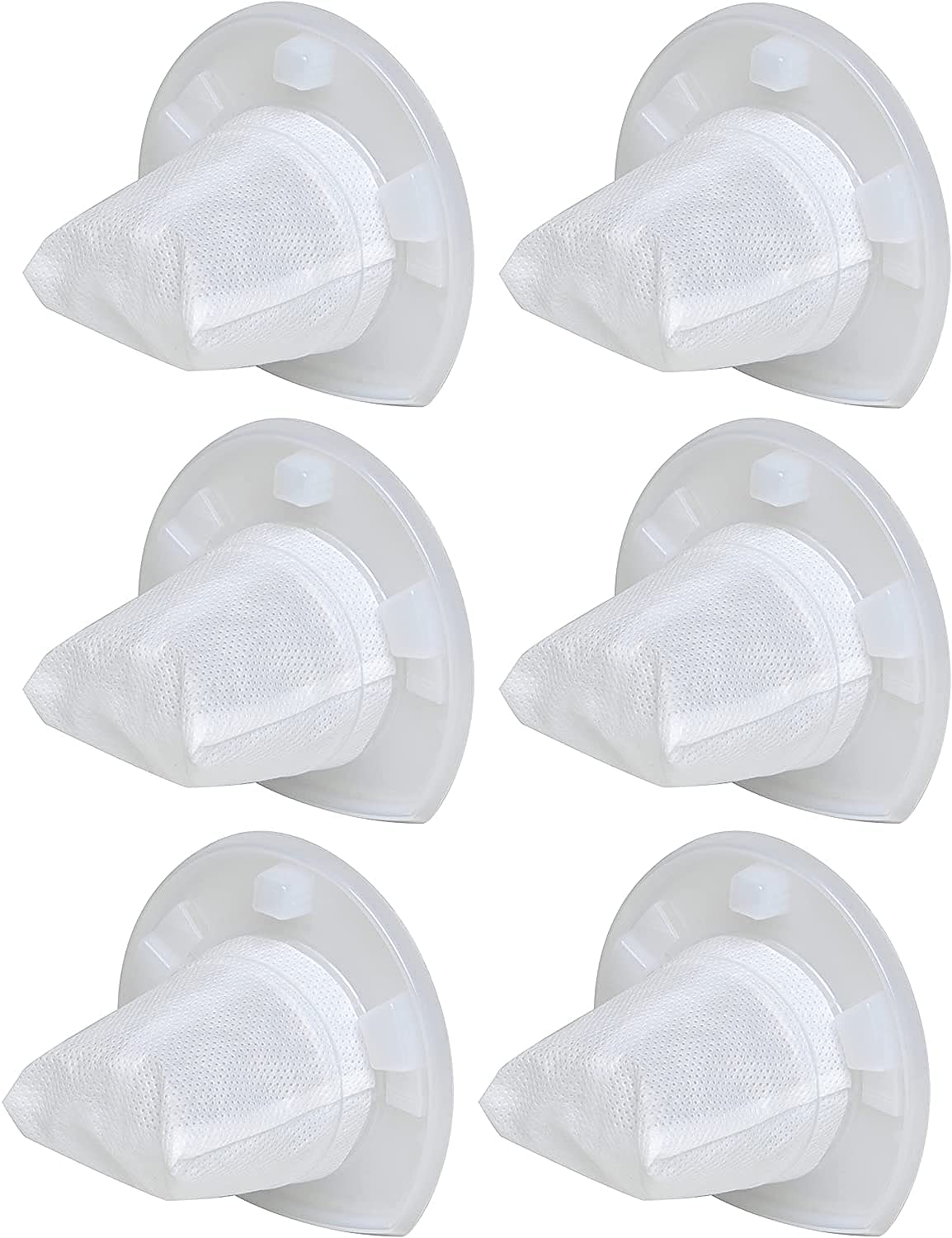 Photo 1 of Laukowind VF110 Filter, 6 Pack Replacement Vacuum Filters for Black & Decker VF110 Cordless Vacuum CHV1210, CHV1410, CHV1410B, CHV1410L, CHV1410L32, CHV1510, CHV9610, BDH2000L, 90558113-01