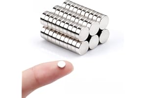 Deryun 60 Pack Small Magnets for Crafts,Mini,Tiny,Fridge,Refrigerator,Whiteboard,Round,Multi-Use Magnets