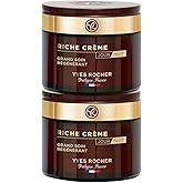 Yves Rocher Riche Crème Face Aging Mature Skin Day & Night Cream Set of 2-75 ml./2.5 fl.oz.
