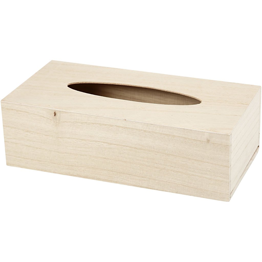 Creativ 575700 27 x 14 x 8 cm 1Piece Wooden Large Tissue Box Holder