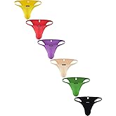 Hanhepee Men's Cheeky Bikini Panties Breathable Briefs Soft Stretch Underwear