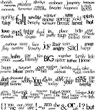 Making Memories Slice Design Card, Words and Expressions