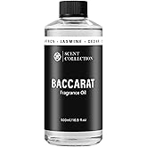 Luxury Hotel Scent Baccarat Diffuser Oil Waterless Essential Aromatherapy for Cold Air & Car Diffusers – Long Lasting Refill for Large Room & Home - Signature Saffron Cedar(500ml/16.9Fl oz)