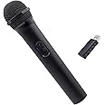 Mcbazel Wireless Gaming Microphone Low Latency Handheld Game Console Microphone Mic System with Receiver for PS5, PS4, Xbox S