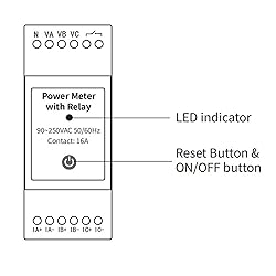 3 Phase Clamp Meter Real Time Energy Monitor, CT