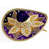 Purple and Gold Mariachi Sombrero