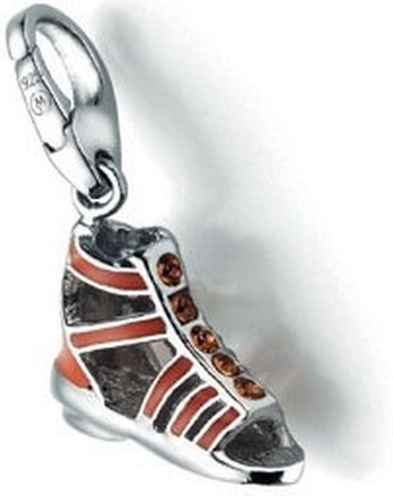 Giorgio Martello 1135–815289 Charms Women's Charm Silver gladiator sandal orange Glass orange
