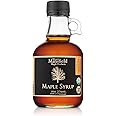 Mansfield Maple Certified Organic Pure Vermont Maple Syrup Grade A Amber Rich, 250ml Glass Bottle